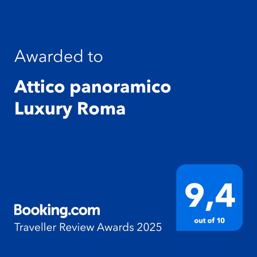 Apartament Attico Panoramico Luxury Roma Zewnętrze zdjęcie